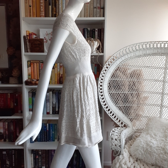 American eagle outfitters knitted white dress P88 - Picture 6 of 13